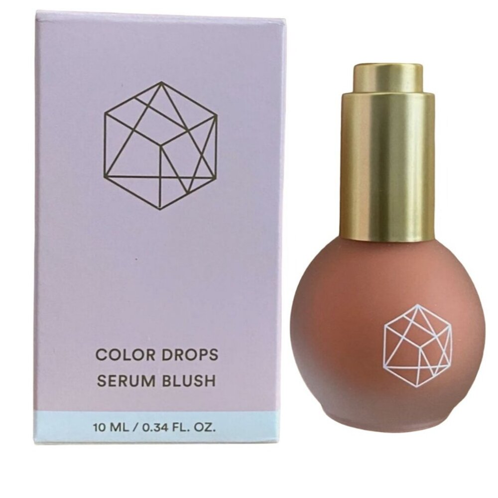 Em Cosmetics Color Drops Serum Blush in Peachy Peach 0.34oz 10mL